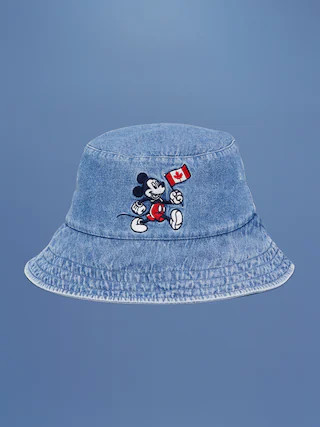 Old Navy x Disney© Mickey Mouse Flag Logo Bucket Hat | Old Navy (CA)