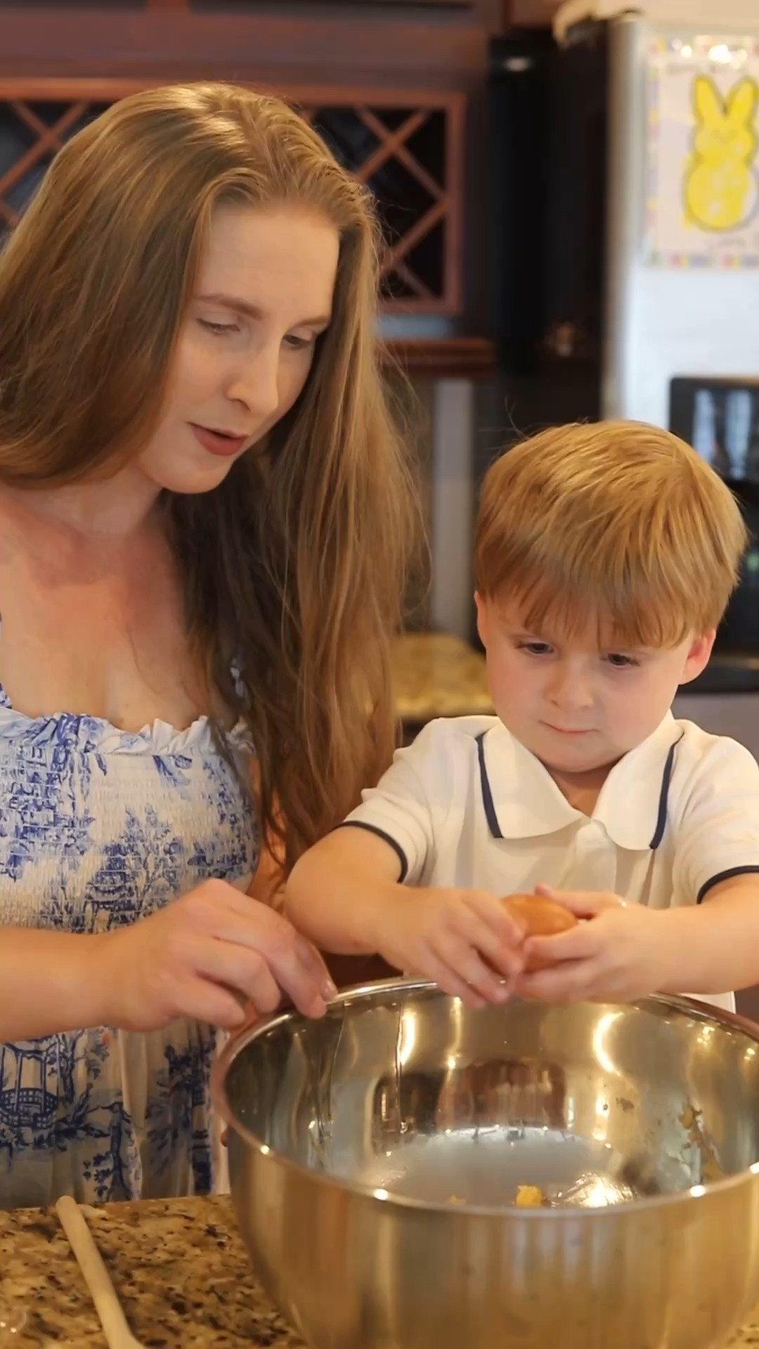 #AD Cooking with a three-year-old is a little messy 😂 but a lot of fun! Thankfully the new Brawny® is the first and only 3-ply paper premium paper towel. @brawnybrand is the strongest paper towel vs national branded retail paper towels to help you tackle messes with confidence! I love that it also tears into a rectangle or a small square, so you can choose the right size paper towel for each mess. Be sure to add a package to your next @Target order! #SummonTheStrongest #BrawnyPartner #TargetPartner #Target #TargetStyle 

#LTKFamily #LTKHome #LTKKids