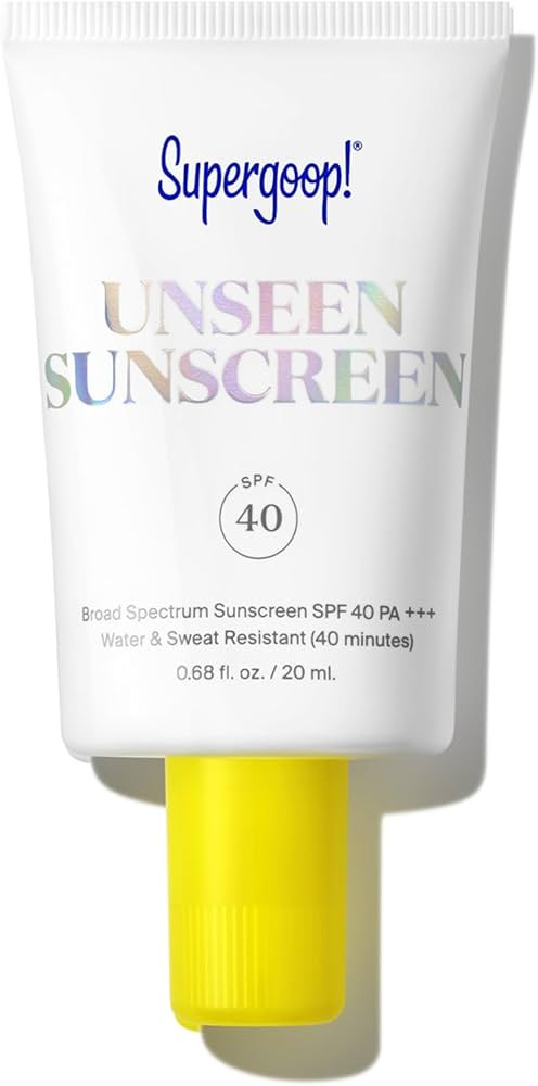 Supergoop! Unseen Sunscreen - SPF 40 - Clear & Invisible Face Sunscreen + Broad Spectrum + Makeup... | Amazon (US)