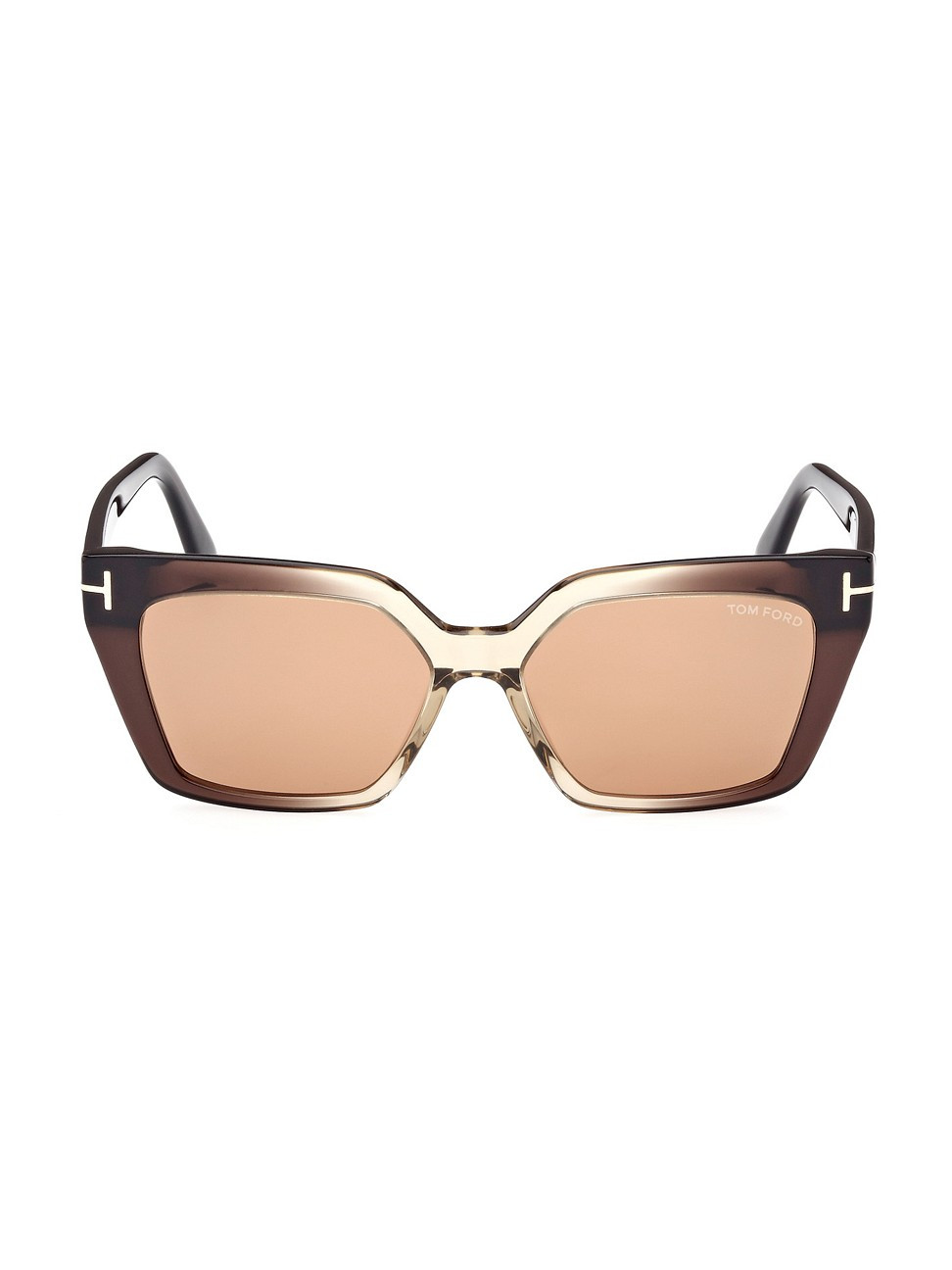 Women's Winona Acetate 53MM Cat Eye Sunglasses - Shiny Transparent Light Brown - Shiny Transparent L | Saks Fifth Avenue