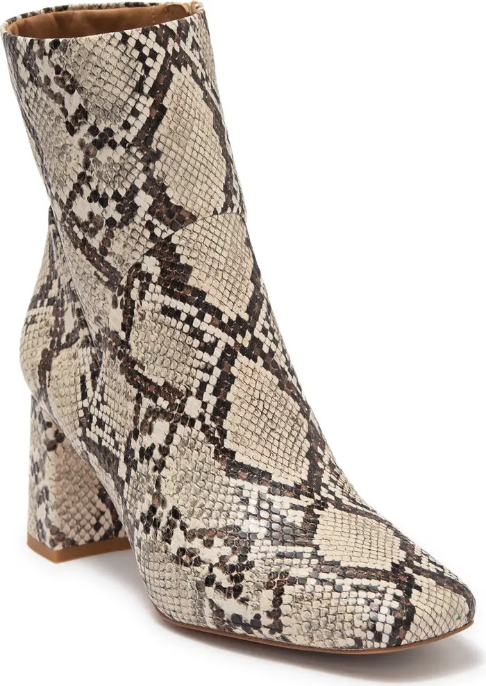 NORDSTROM Naja Snake Embossed Bootie | Nordstrom Rack