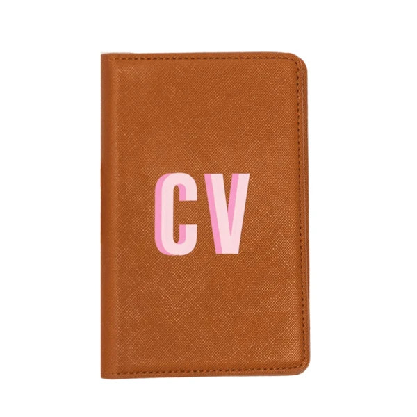 Leather Passport Holder | Sprinkled With Pink