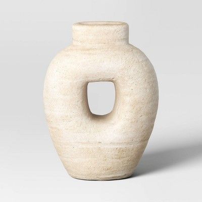 Modern Ceramic Textured Vase - Threshold™ | Target