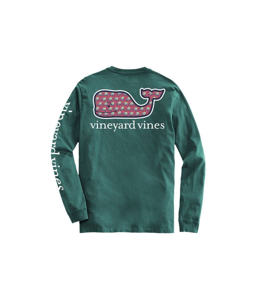 OUTLET Woody & Tree Whale Long-Sleeve Pocket Tee | vineyard vines