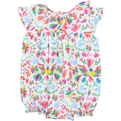 Multicolored Knit Ruffle Fiesta Bubble | Cecil and Lou