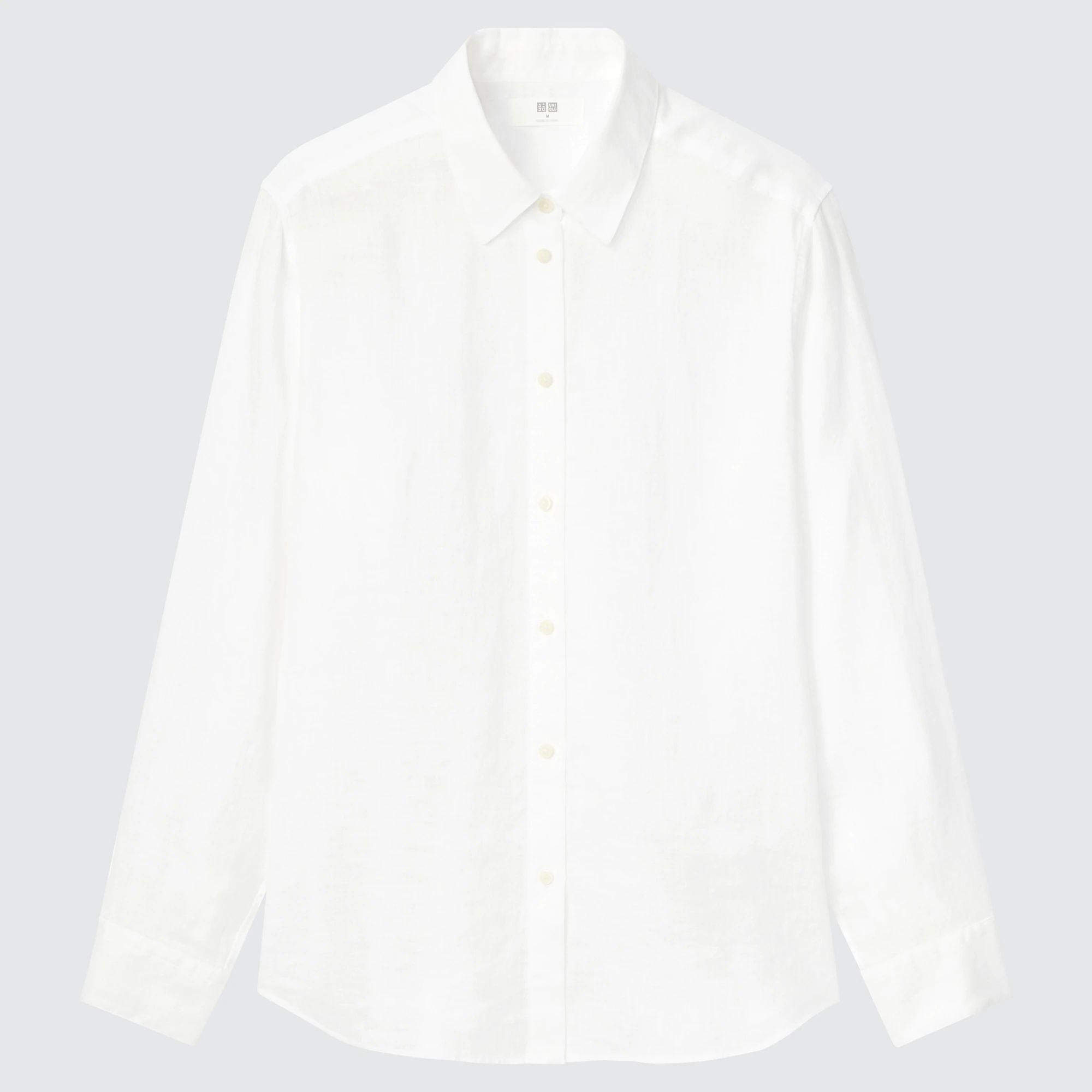 Premium Linen Long-Sleeve Shirt (Women) | UNIQLO US | UNIQLO (US)