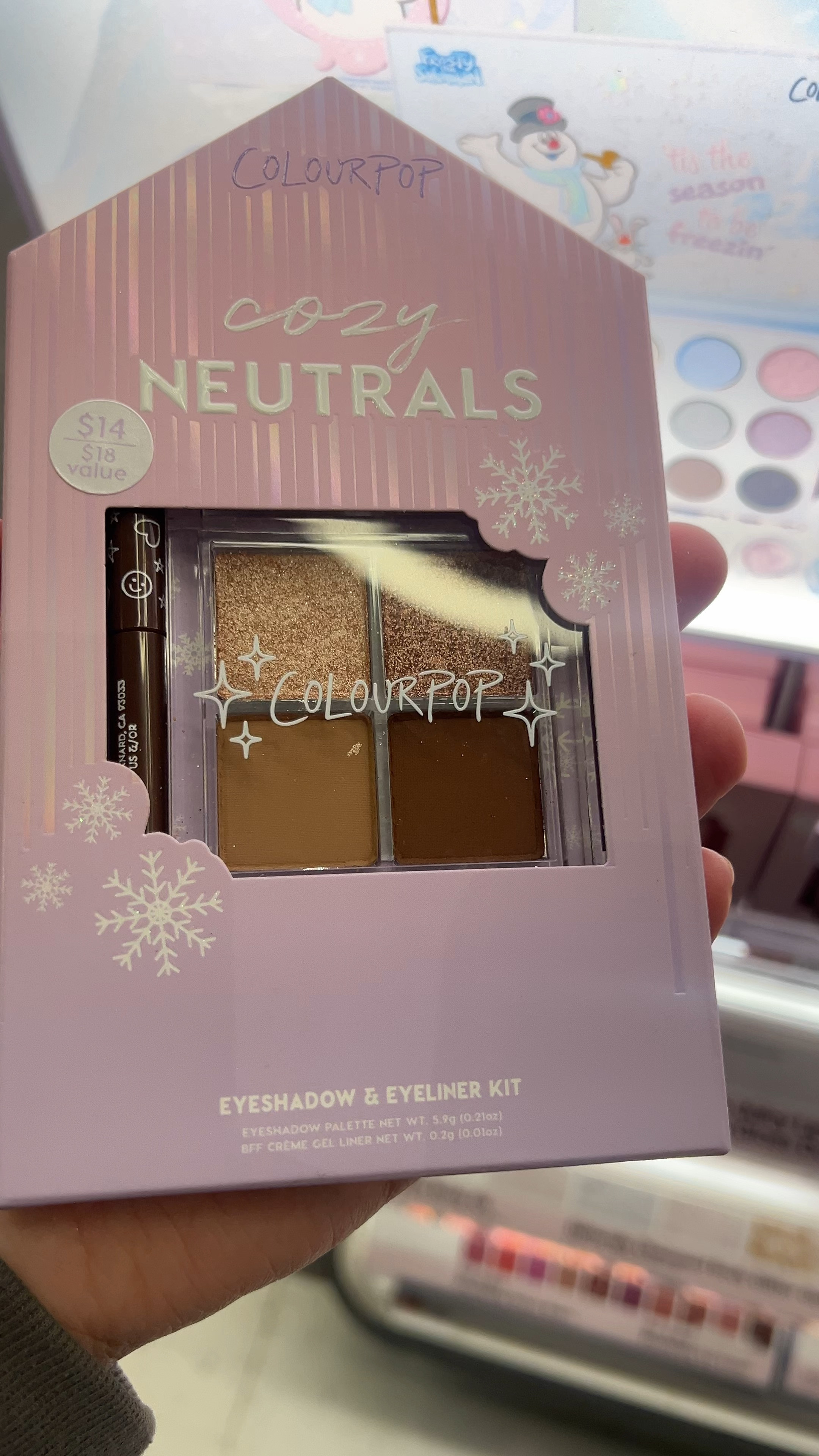 ColourPop Quad Eyeshadow Palette with Creme Gel Liner Kit - Cozy Neutrals - 0.16 oz

#LTKBeauty #LTKGiftGuide #LTKWatchNow
