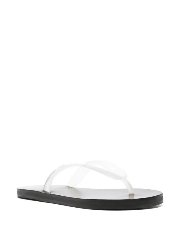 Ancient Greek Sandals Saionara Jelly Flip Flops | White | FARFETCH UK | Farfetch Global