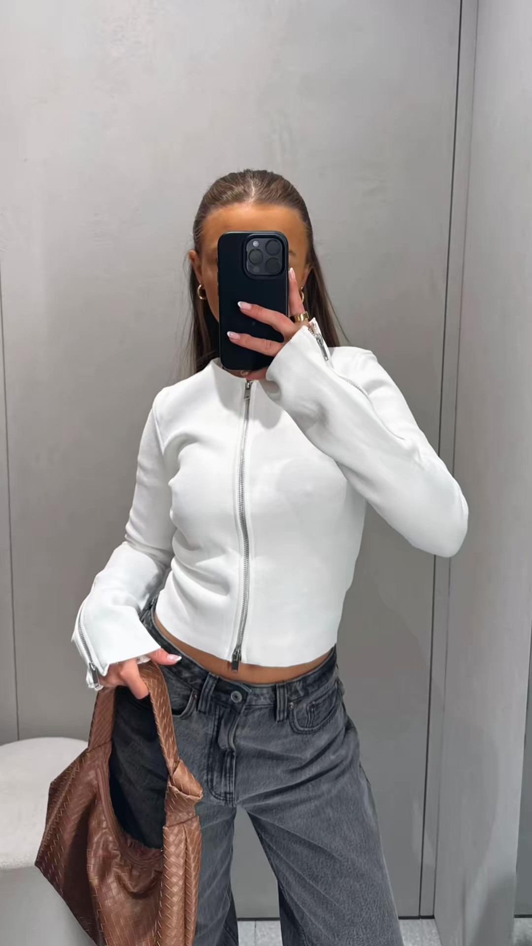 new in zara cardis for spring!!🌸 

Pinterest style outfit inspo ideas winter spring summer TikTok casual easy basic neutral ootd wishlist faves petite white zip up fitted zip detail 

#LTKuk #LTKspring #LTKstyletip