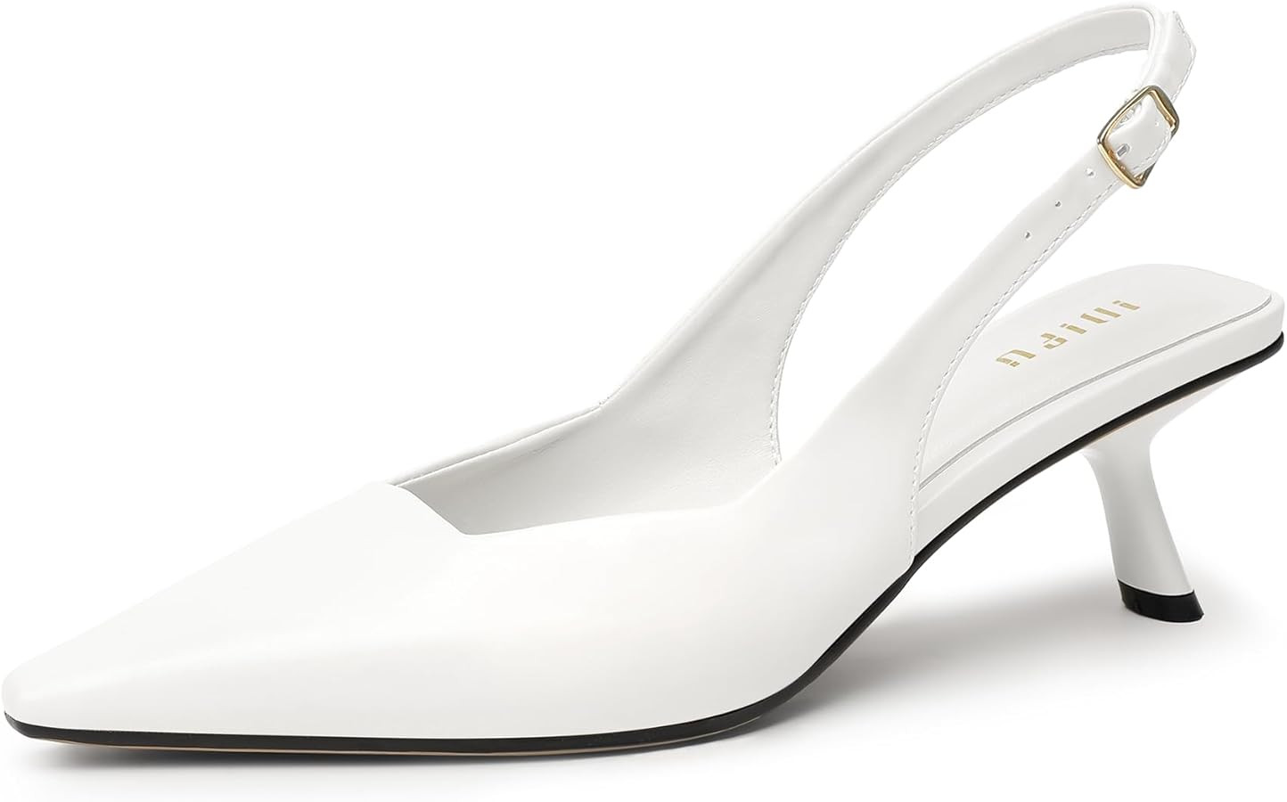 IDIFU IN2 Kitten Heels Closed Toe Slingback Pointed Toe Women's Pumps Dressy Dress Shoes for Wome... | Amazon (US)
