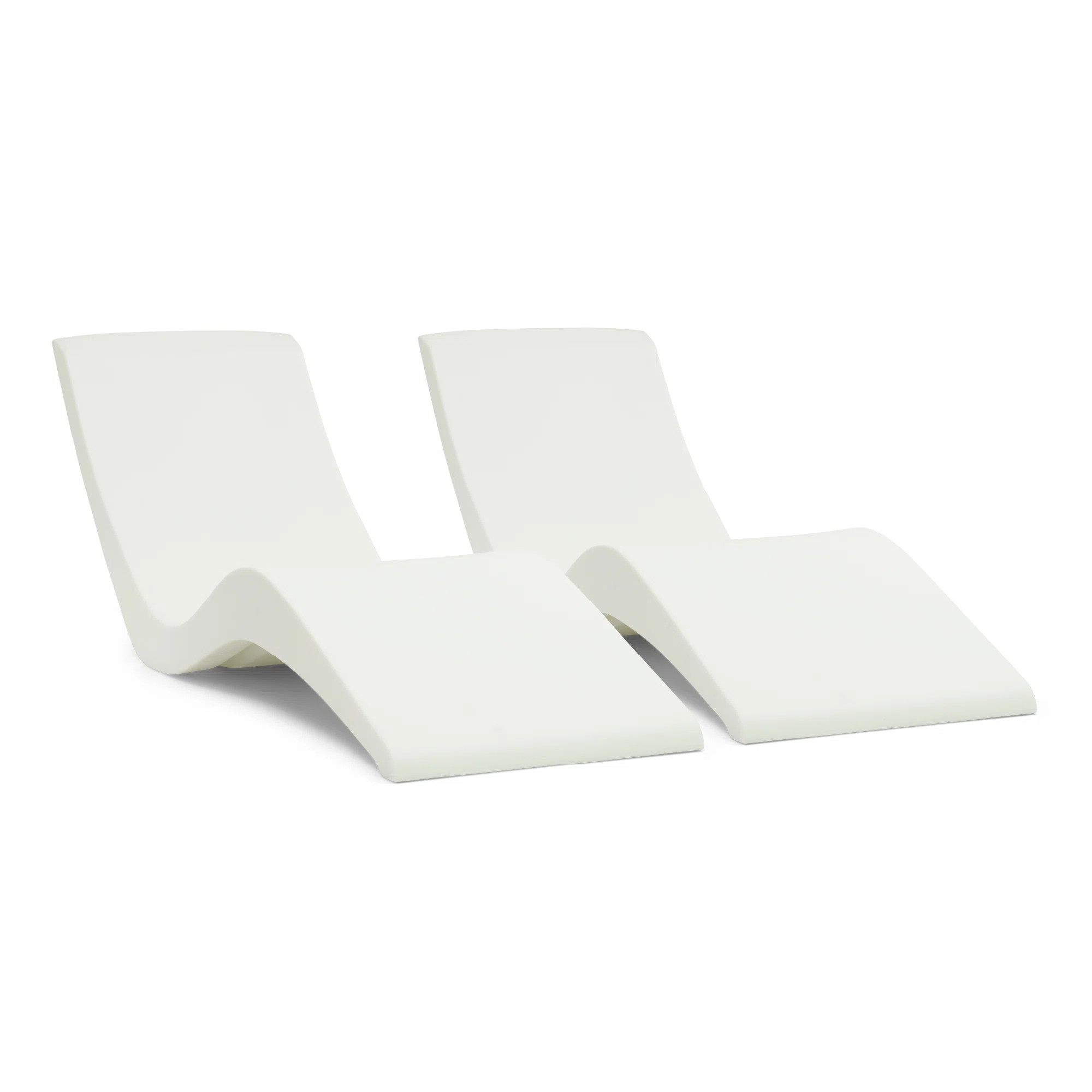 In-pool Chaise Lounger for 0-9 In. of Water (Set of 2) | Wayfair North America