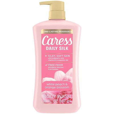 Caress Body Wash for Women Daily Silk White Peach & Orange Blossom - 30 fl oz | Target