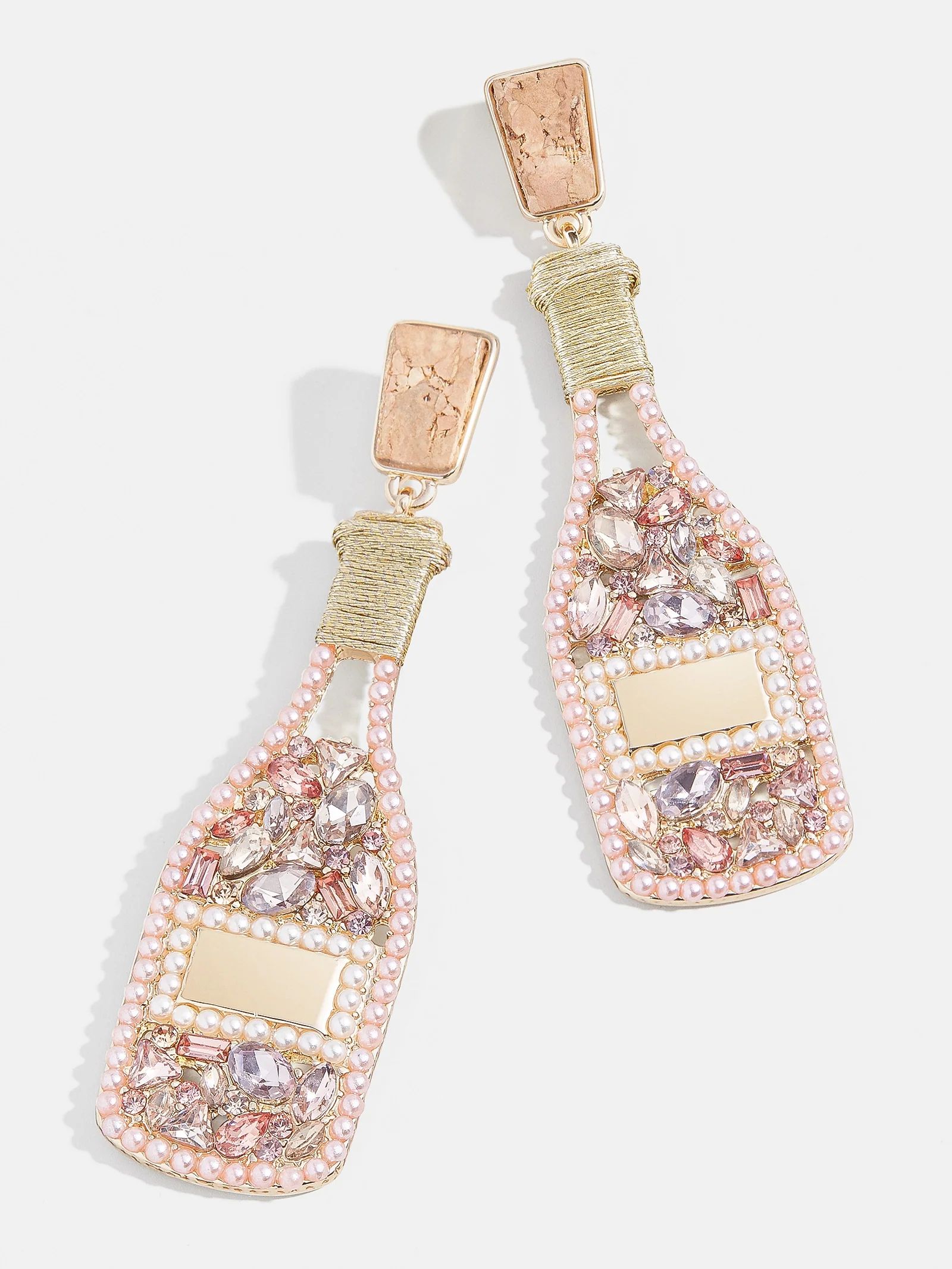 Drink Statement Earrings - Rosé | BaubleBar (US)