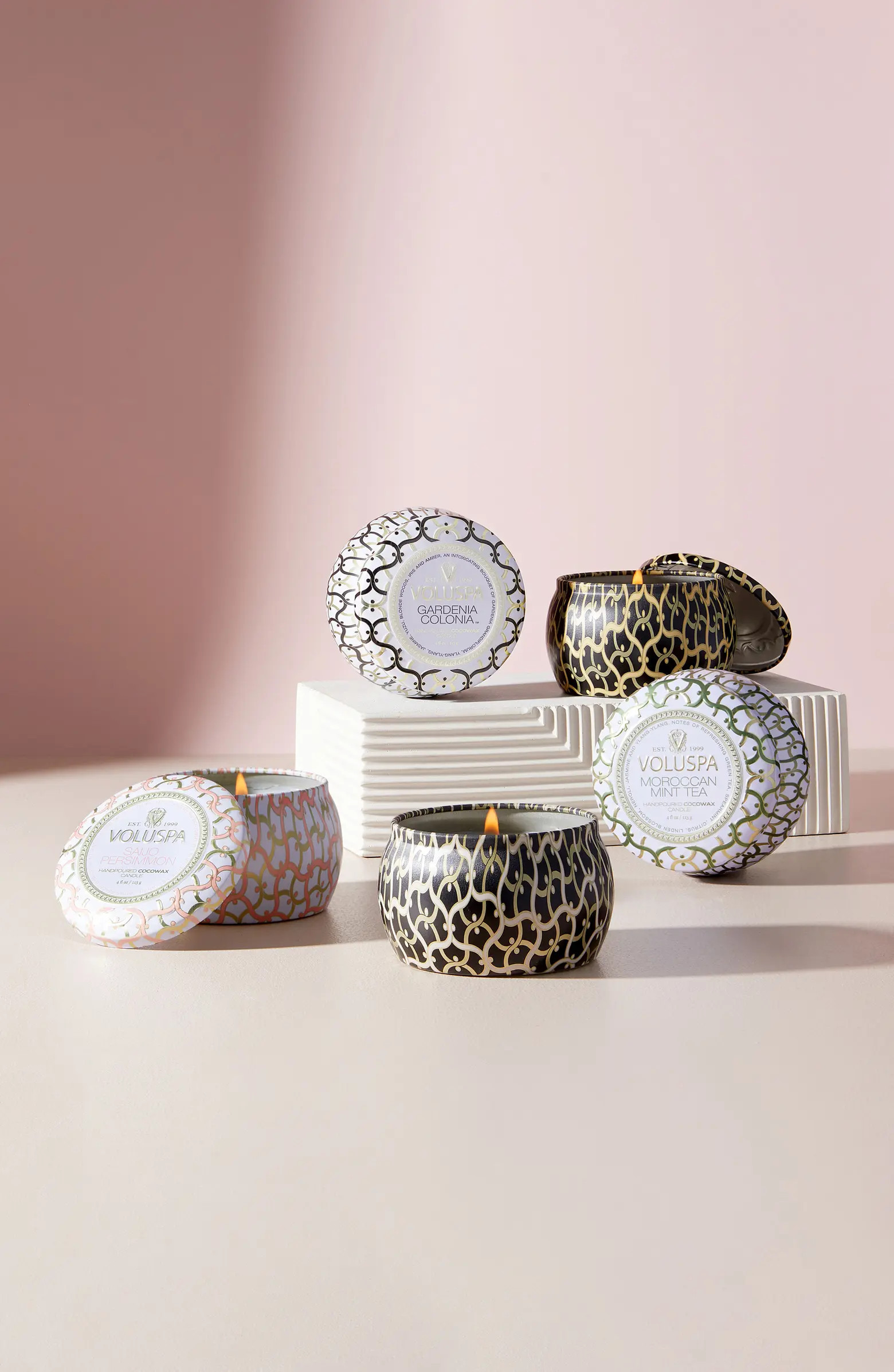 Maison Set of 5 Mini Tin Candles | Nordstrom