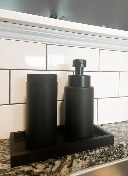 KITCHEN SOAP DISPENSERS + TRAY



#LTKstyletip #LTKhome #LTKsalealert