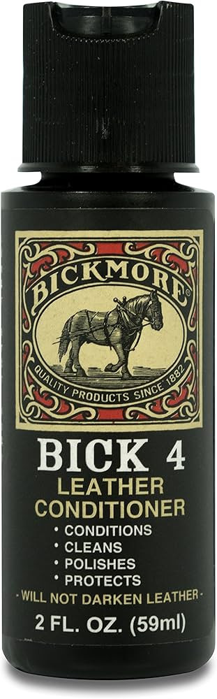Bick 4 Leather Conditioner and Leather Cleaner 2 oz - Will Not Darken Leather - Safe of Leather A... | Amazon (US)
