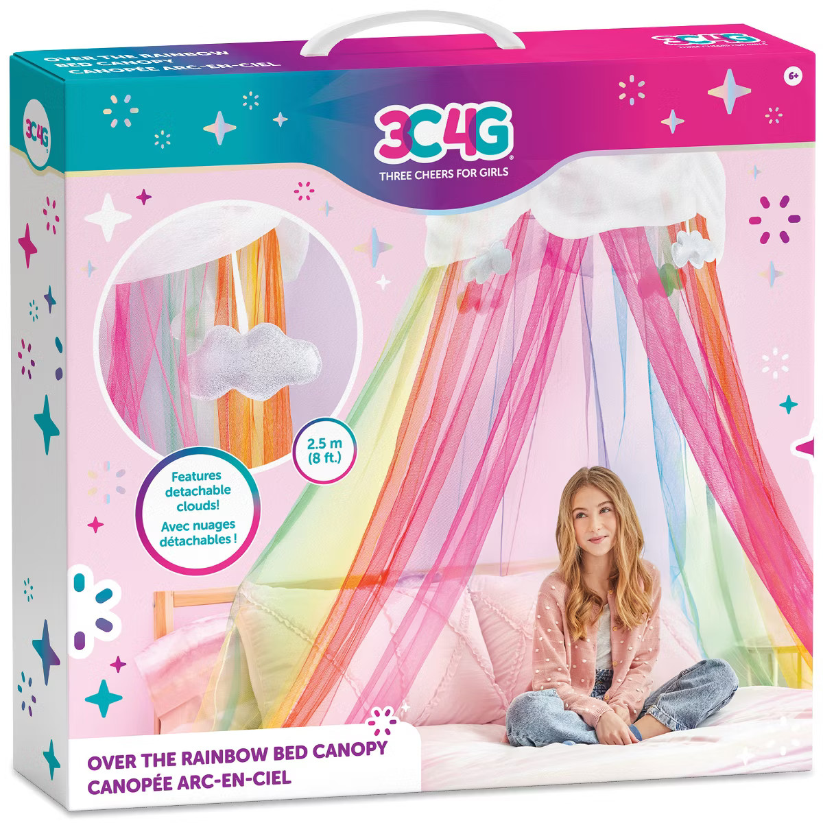 Make It Real: Over The Rainbow Bed Canopy Kit, Ages 6+ | Target