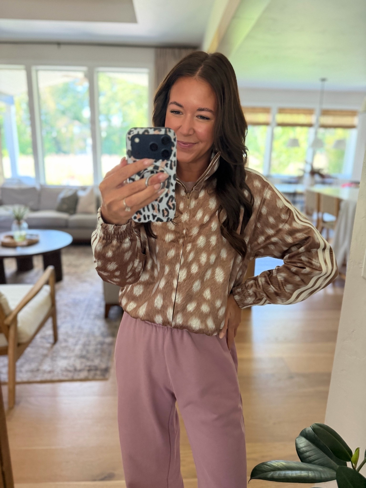 This adidas Bambi print jacket 😍 The print, the cropped fit, the sporty stripes… it’s giving fall athleisure but make it FUN. 🤎 And the print + pink combo?! So good. 👏🏼 
@adidas #createdwithadidas #adidaspartner @Shop.LTK  #liketkit liketk.it/xx

#LTKgrwm #LTKootd #LTKdayinmylife