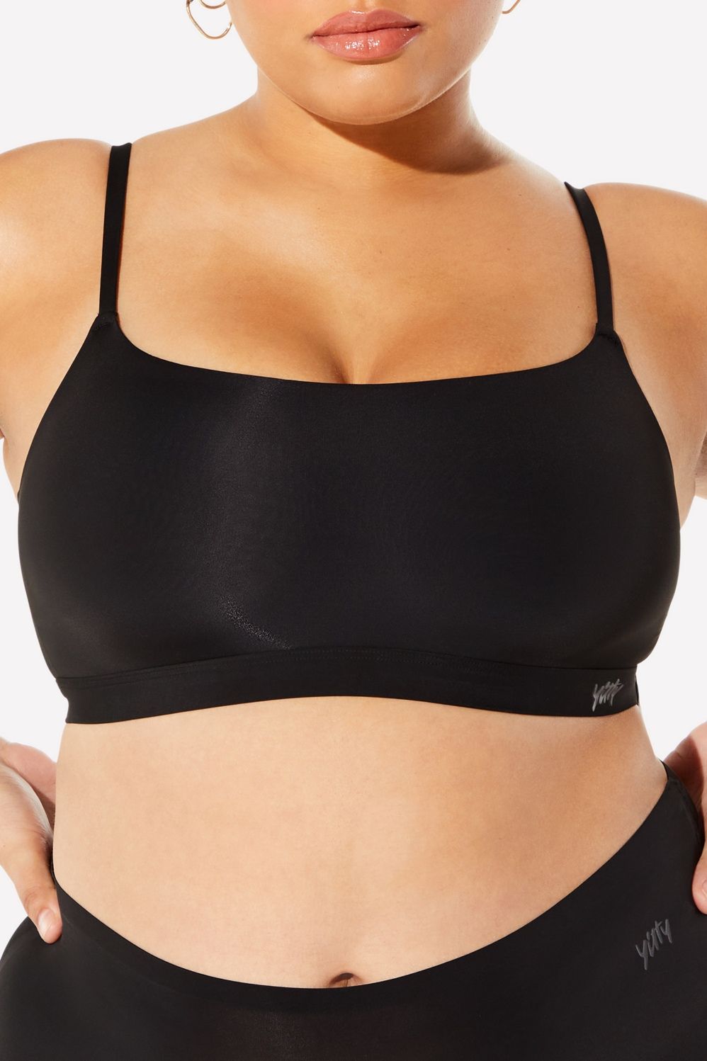 Smoothed Reality Square Neck Bralette | Fabletics - North America