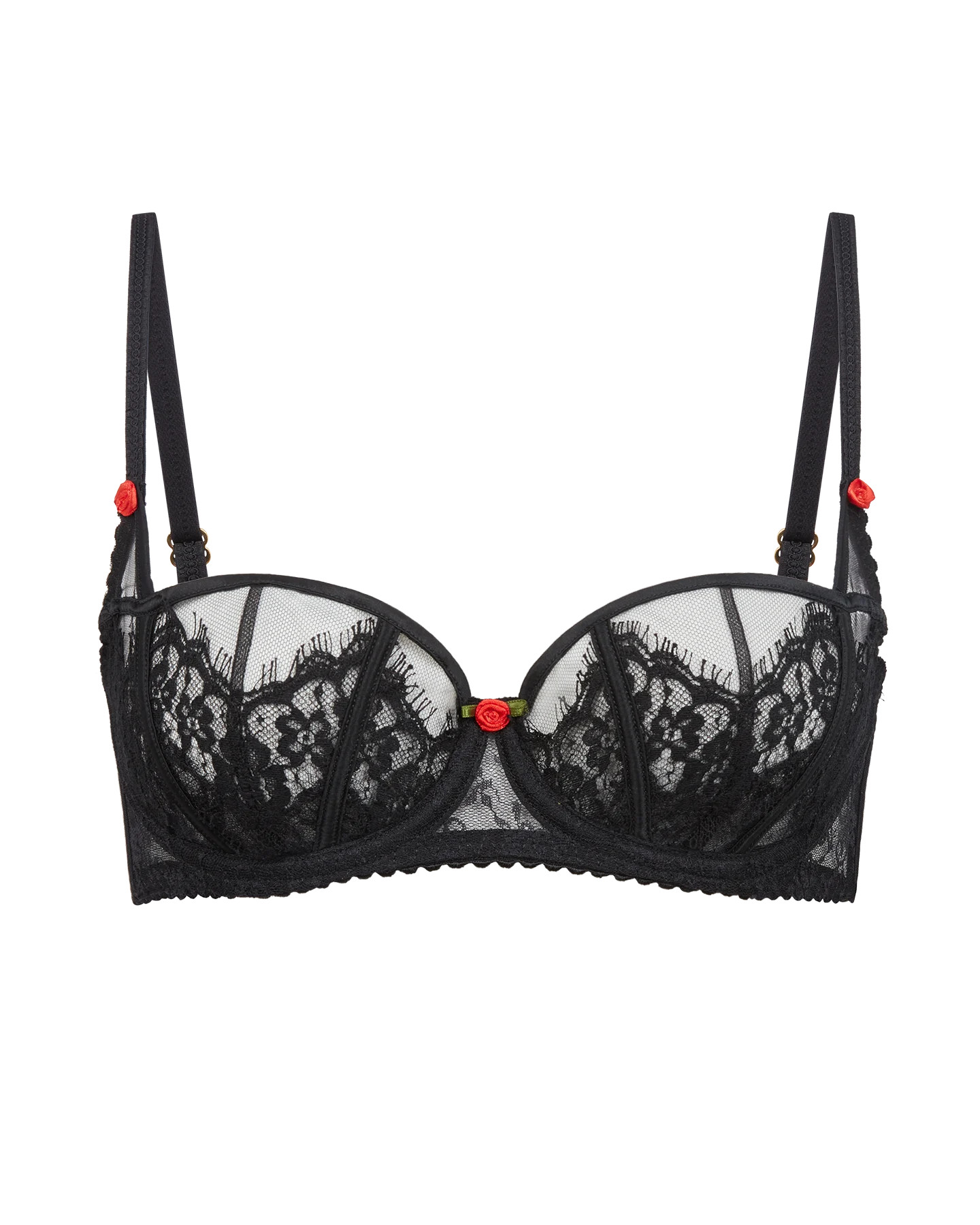 Clarissa Balcony Non Padded Bra  in Black | By Agent Provocateur New In | Agent Provocateur (UK)