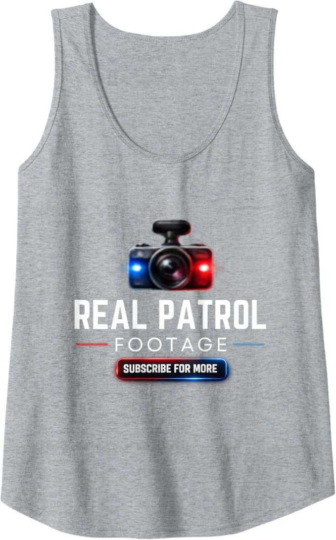Real Patrol Footage Dash Cam Graphic Tank Top | Amazon (US)