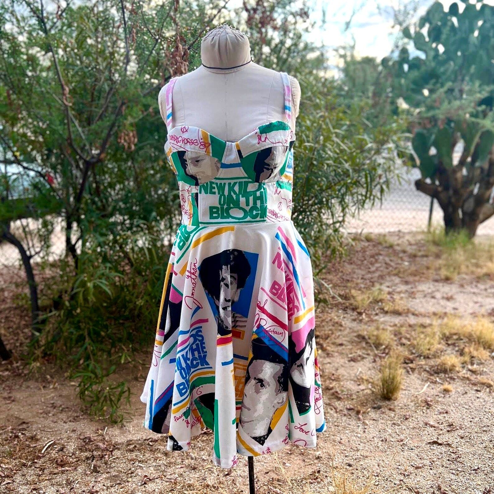 NKOTB Sweetheart Rockabilly Strapless Dress Custom Order Sizes XS-2XL - Etsy | Etsy (US)
