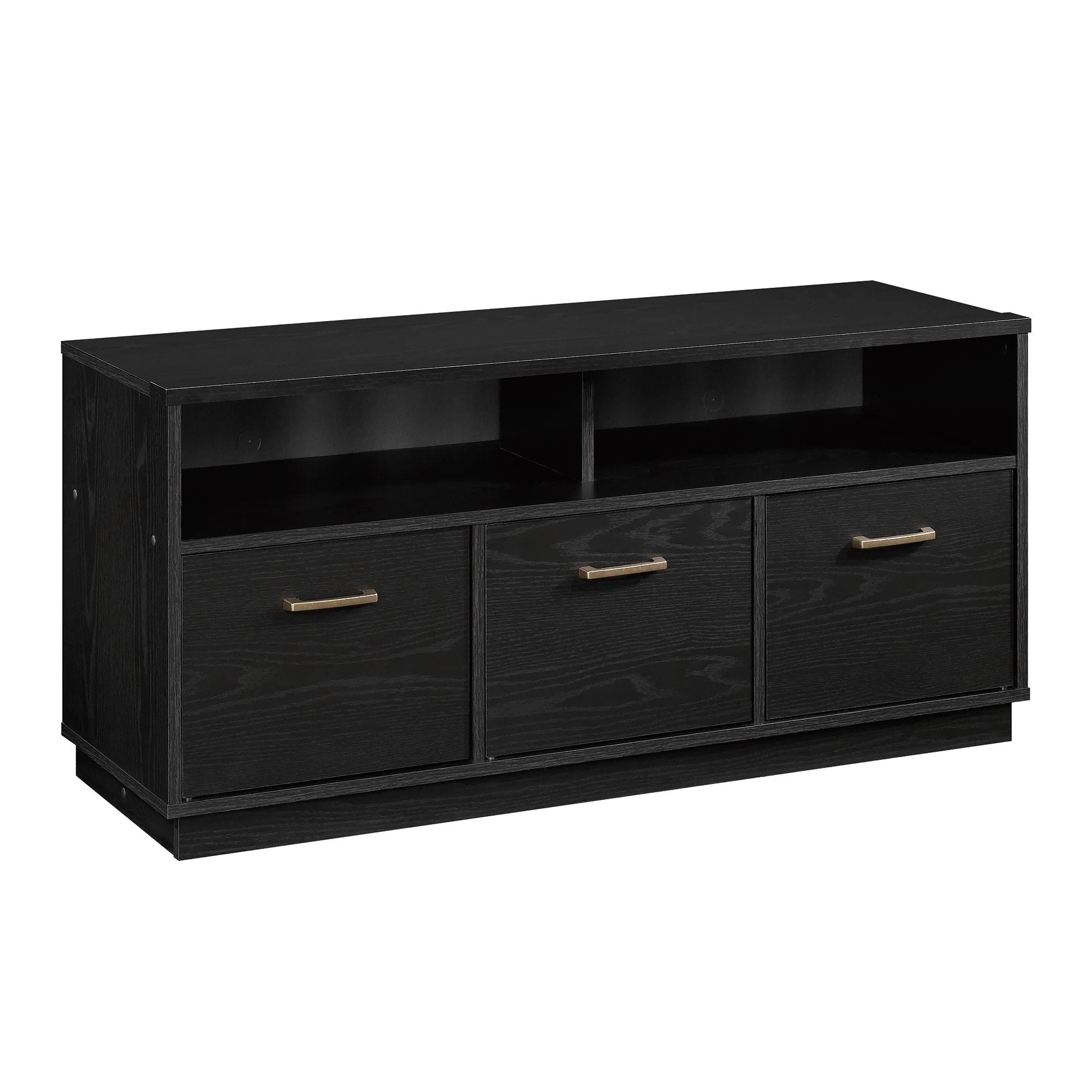 Mainstays 3-Door TV Stand Console for TVs up to 50", Blackwood Finish | Walmart (US)