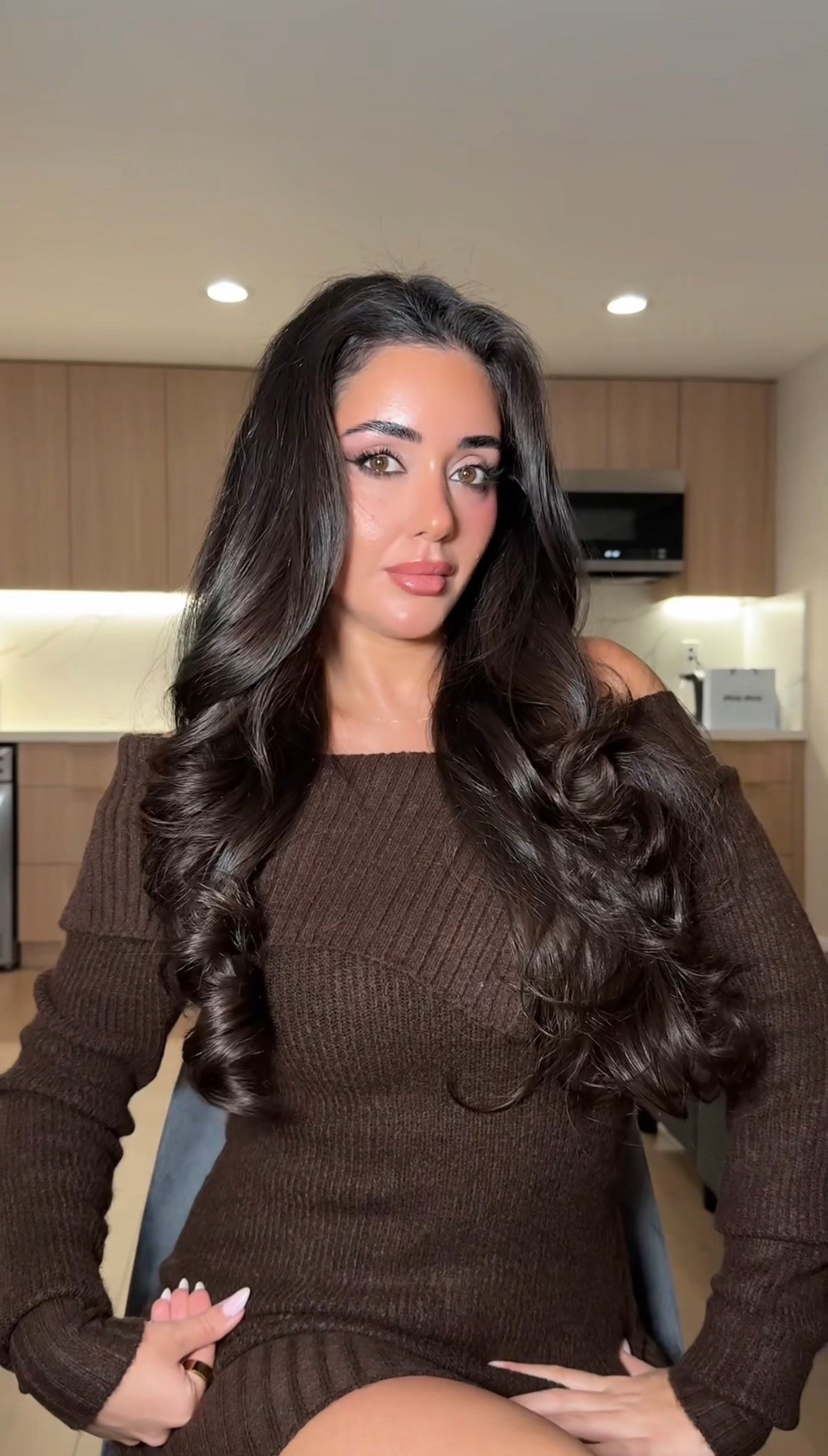 The blowout rods I use for heatless curls