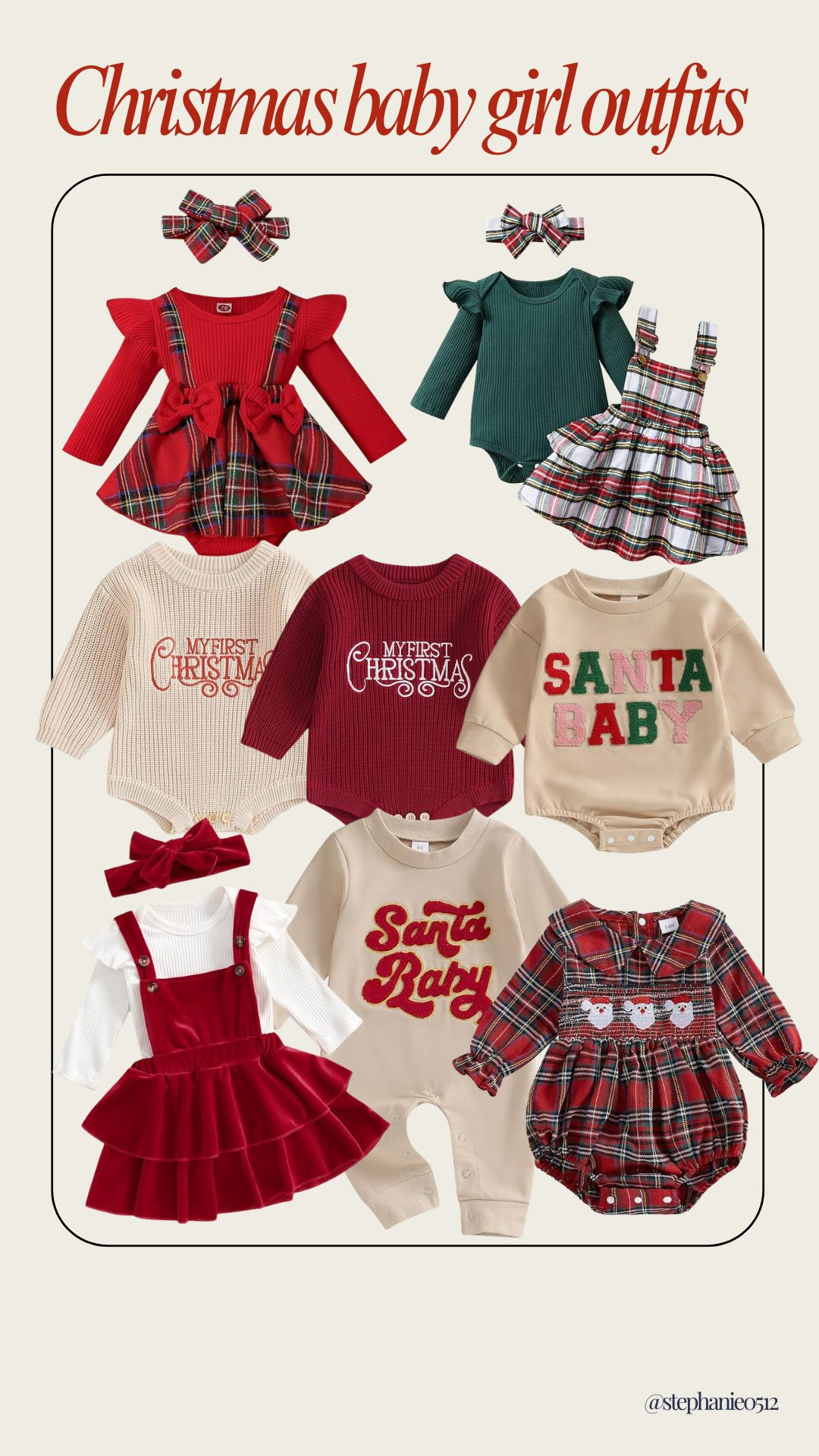 Baby Girl Christmas Outfits  

 #LTKHoliday #LTKKids