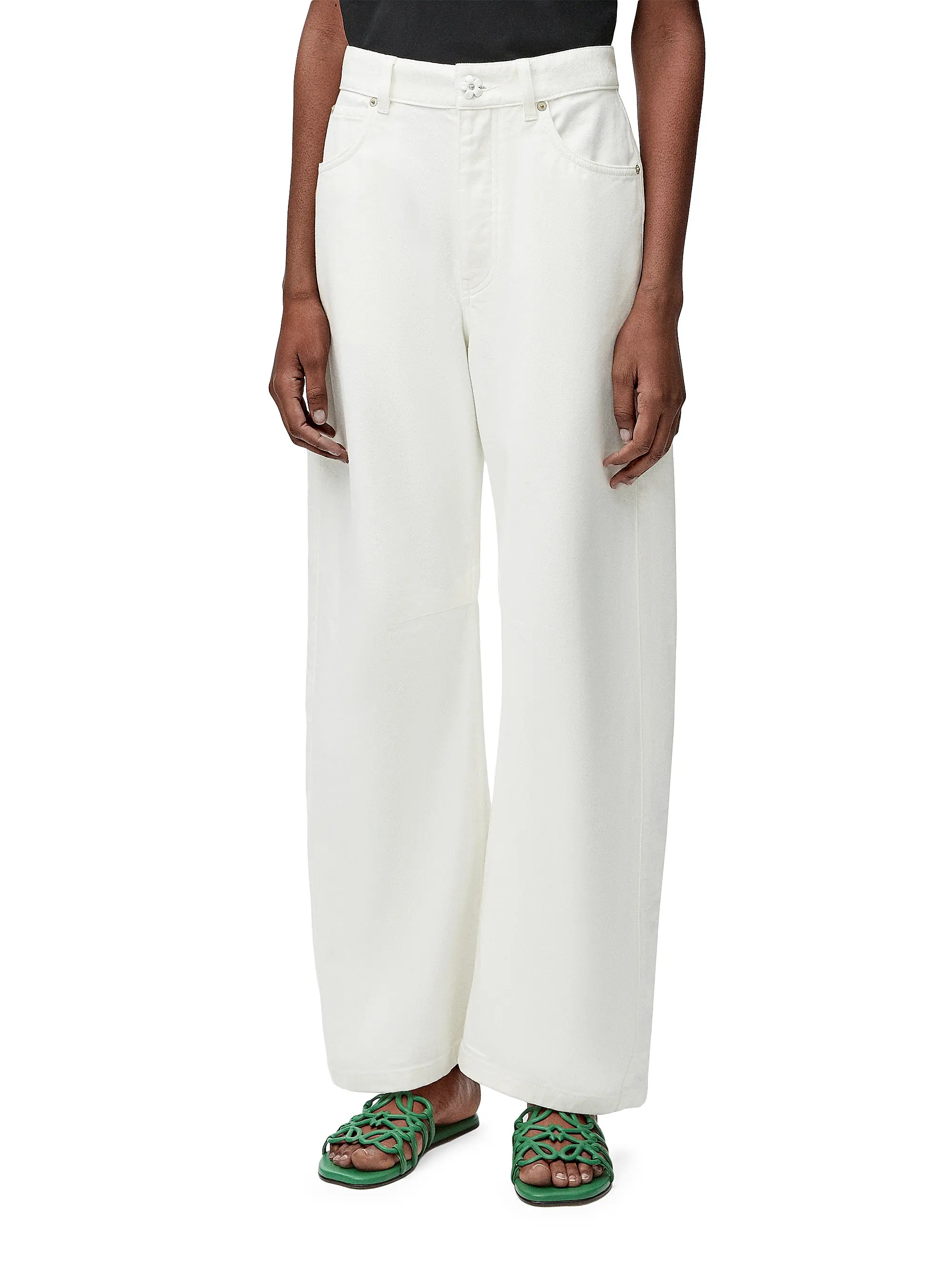 LOEWE x Paula's Ibiza Barrel-Leg Jeans | Saks Fifth Avenue