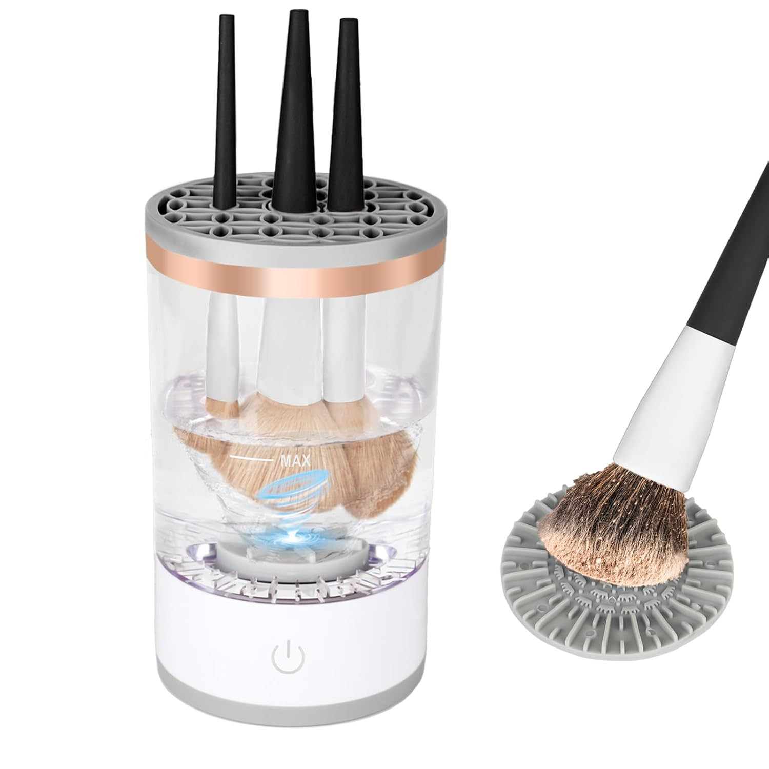 Multi-Functional Electric Makeup Brush Cleaner - Automatic, Energy Saving Makeup Brush Cleaner: C... | Amazon (US)