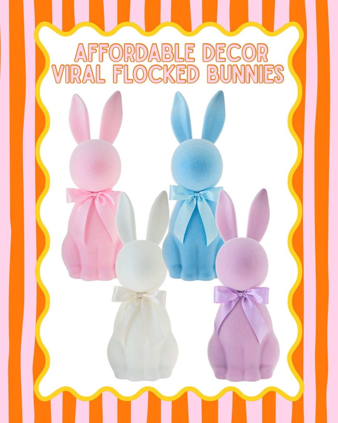 Flocked bunnies / flocked Easter bunny / Walmart home decor / Walmart spring home decor 

#LTKHome