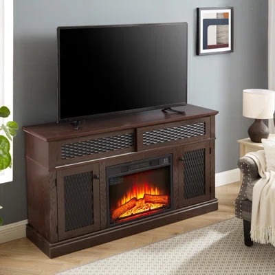 TV Stand with fireplace | Wayfair North America
