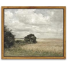 InSimSea Framed Wall Art Home Decor Classical Landscape Oil Painting Vintage Scenery Canvas Wall ... | Amazon (US)