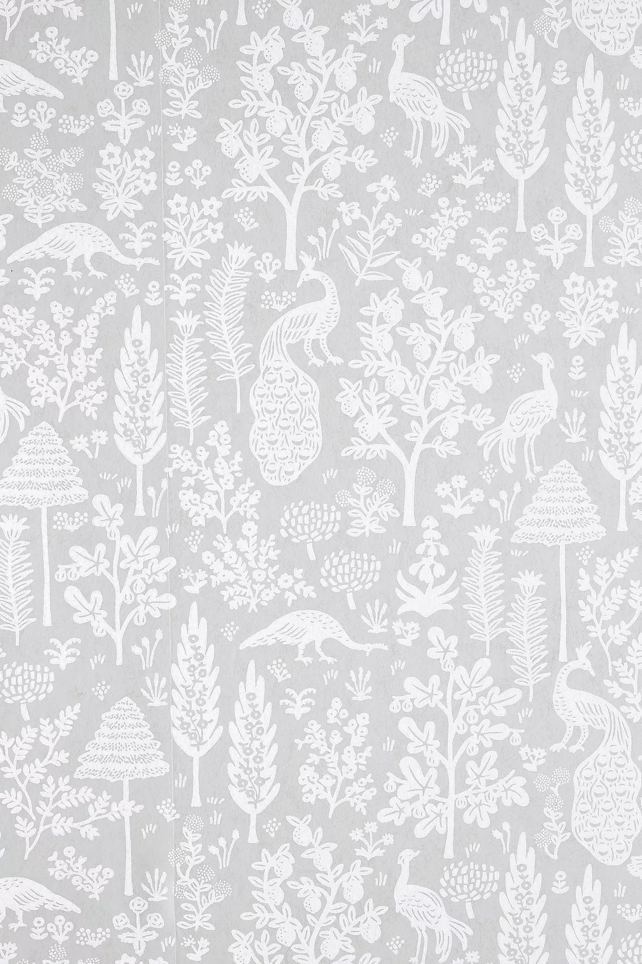 Rifle Paper Co. Menagerie Toile Wallpaper | Anthropologie (US)