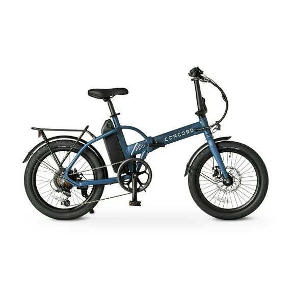 Concord 20" Urbanfold Electric Folding Bike, 36V, Class 2, Blue, Fits Riders 4'11" - 6'2", Adult,... | Walmart (US)