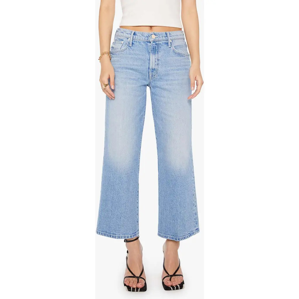 MOTHER Lil' Maven Mid Rise Ankle Wide Leg Jeans in Magic School Bus at Nordstrom Rack, Size 29P | Nordstrom Rack