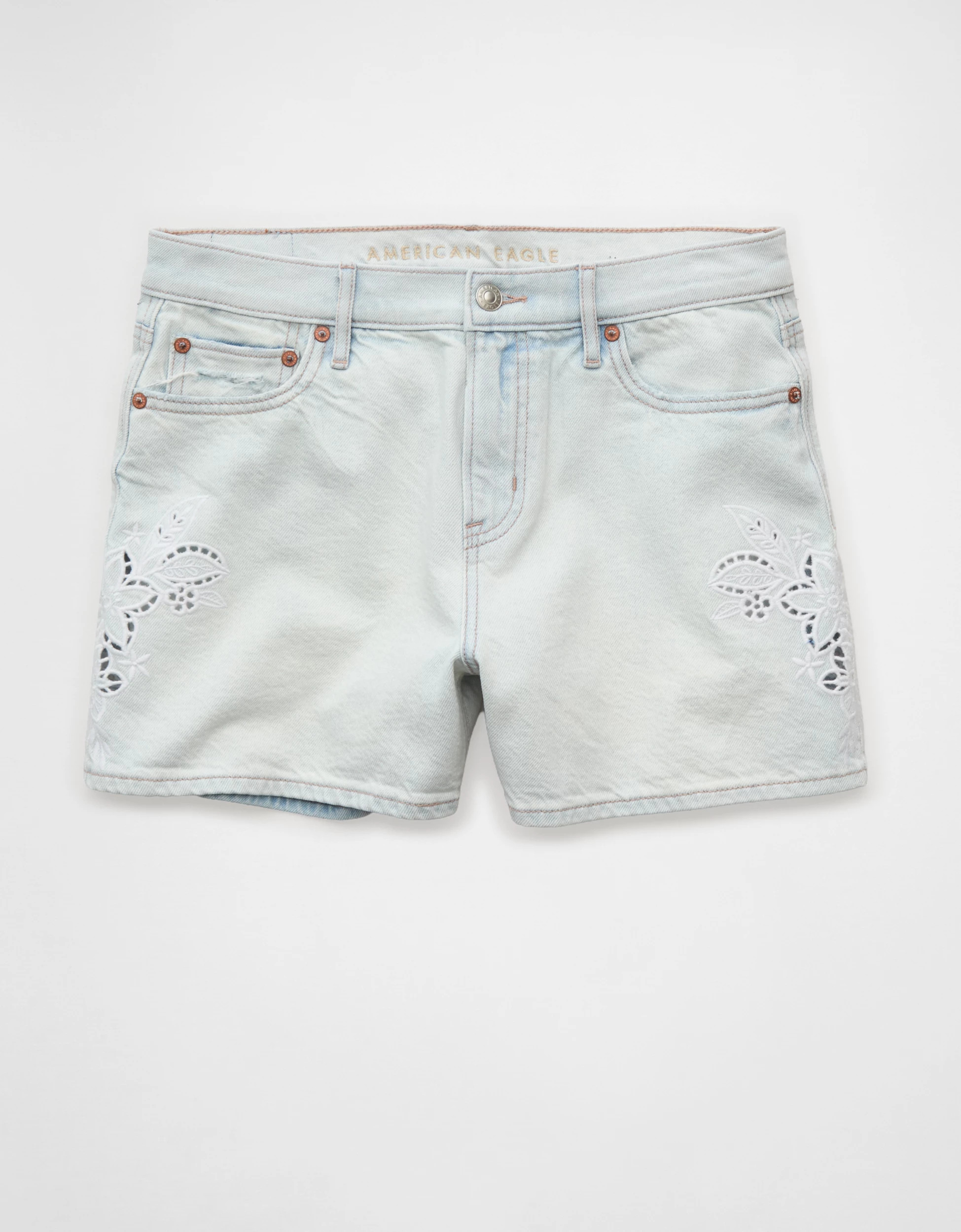 AE 3" Strigid Super High-Waisted Relaxed Denim Short | American Eagle Outfitters (US & CA)