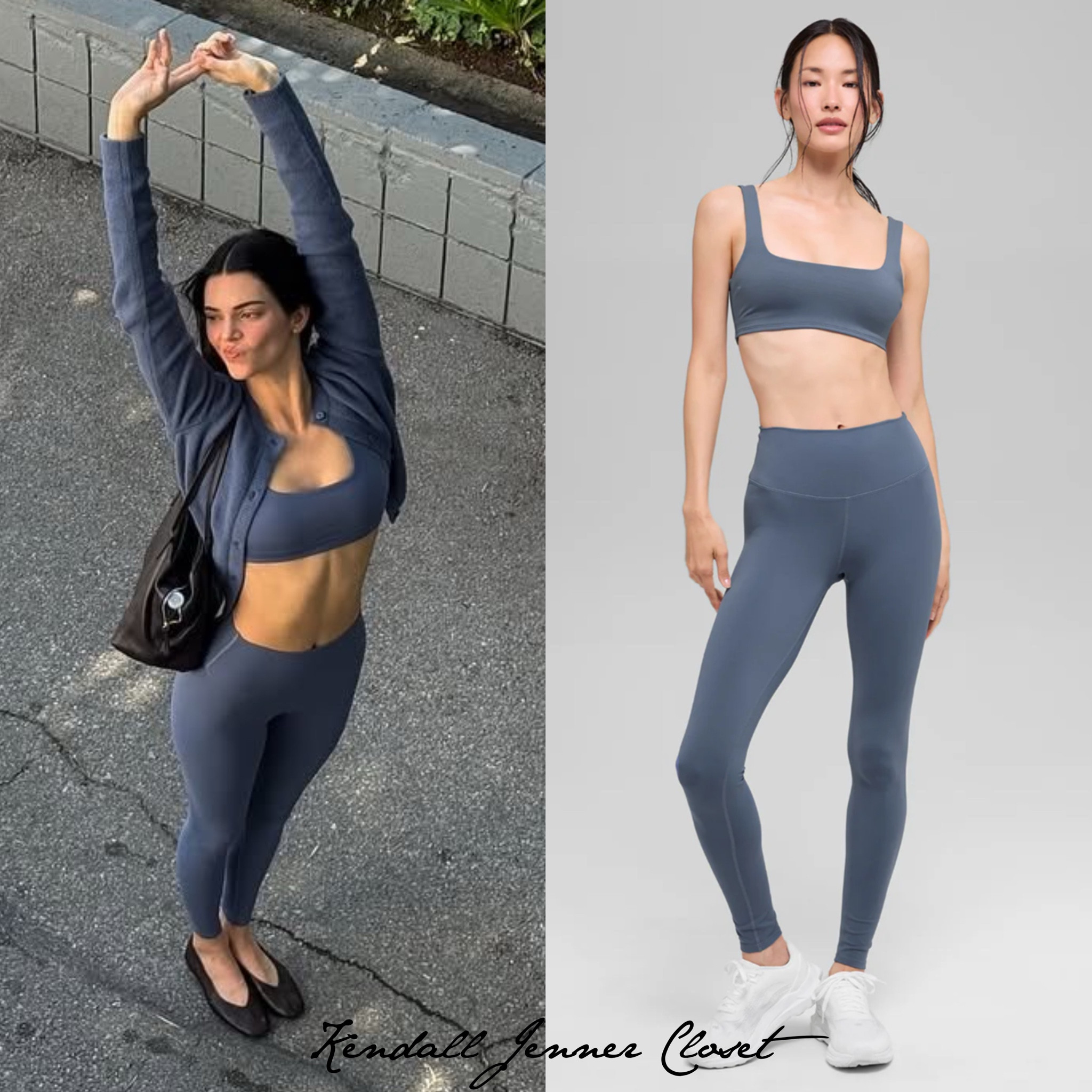 @KendallJenner via Instagram!

#KendallJenner sports the @Alo ‘Alo Softsculpt Precision Bra’ ($78) + ‘Alo Softculpt High-Waist Legging’ ($134) + ‘Snuggle Up Sweater Cropped Cardigan’ ($168) in Bluestone. 🧘🏻 🍂



#LTKFindsUnder100 #LTKStyleTip #LTKActive