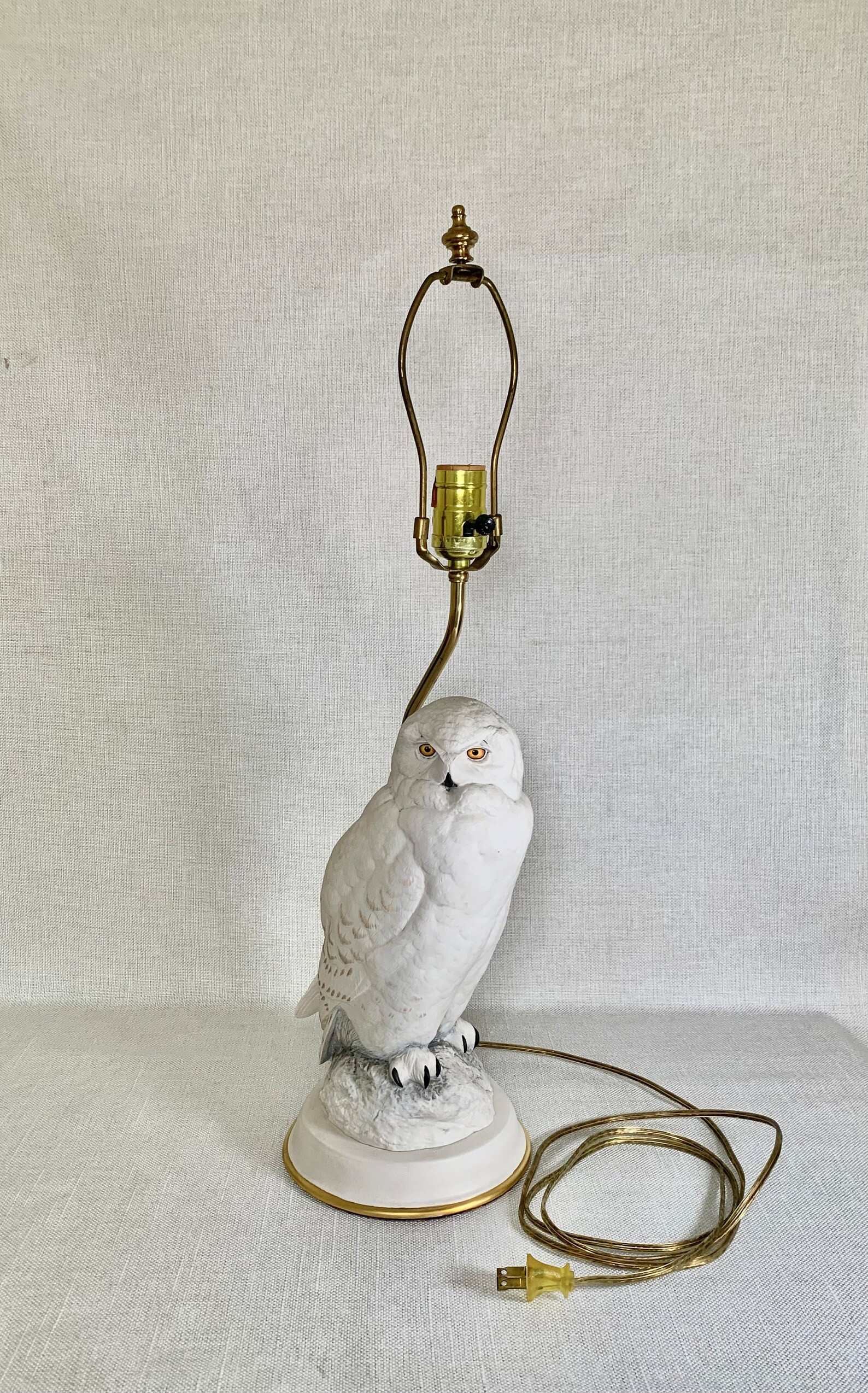 Vintage Fine Porcelain Franklin Mint Table Lamp the Snowy Owl by Raymond Watson. - Etsy | Etsy (US)