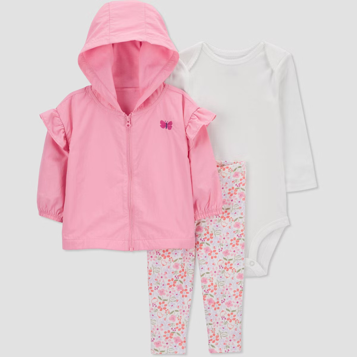 Carter's Just One You® Baby Girls' Floral Top & Bottom Set - Pink | Target