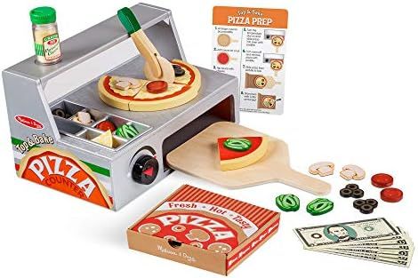 Melissa & Doug Wooden Pizza Counter | Amazon (US)