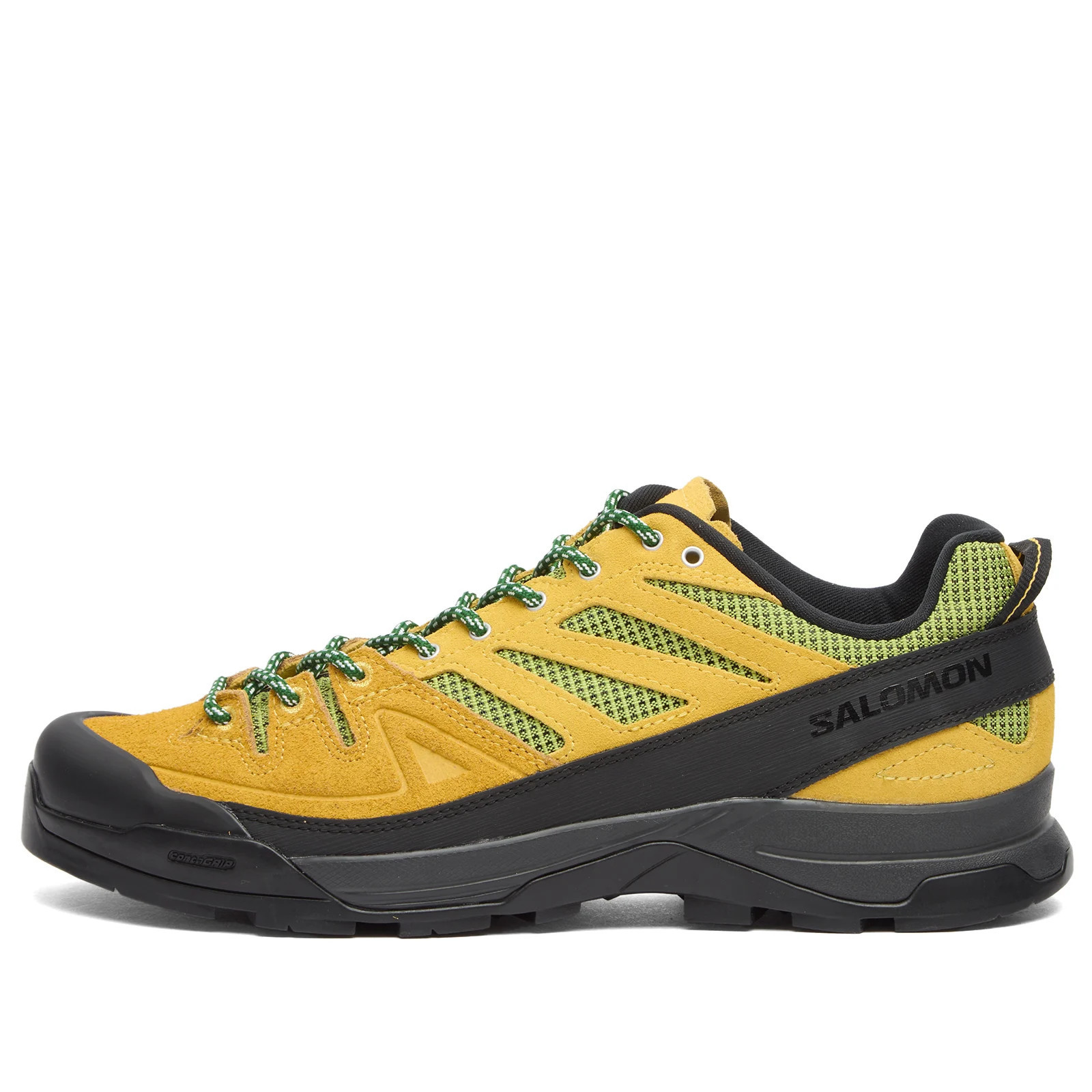 Salomon Men's X ALP WOVEN Sneaker in Beach Ball/Bright Chartreuse/Formal, Size UK 5 | END. Clothing