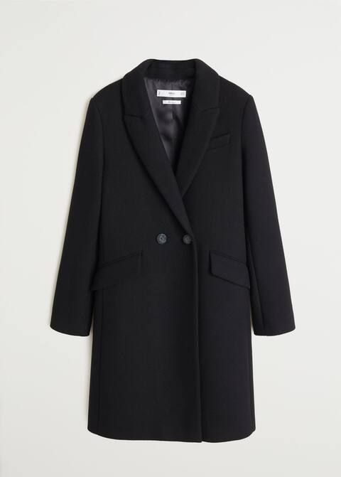 Lapels wool coat | MANGO (US)