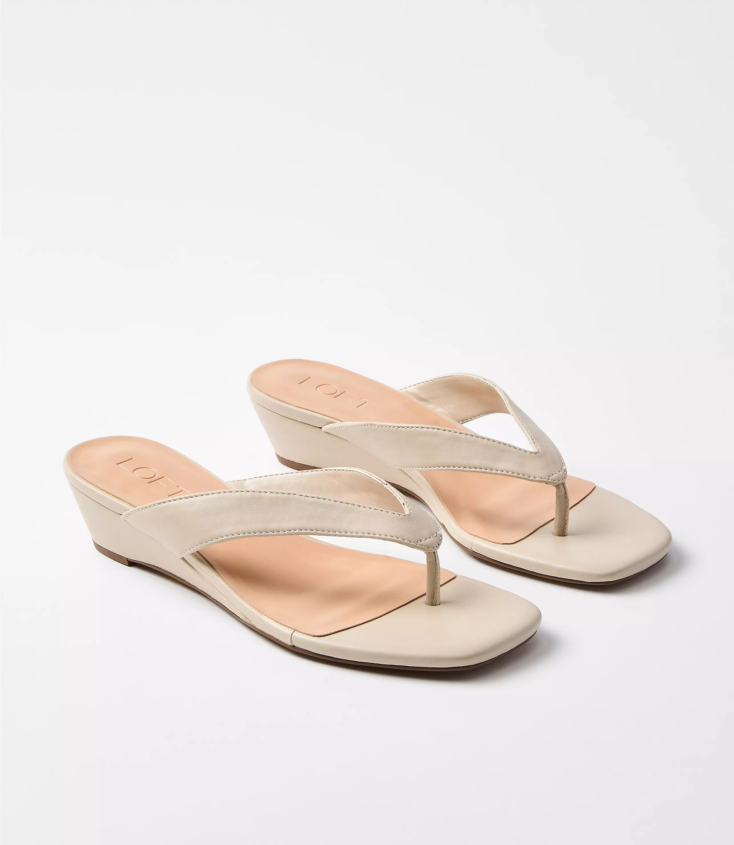 Mini Wedge Thong Sandals | LOFT