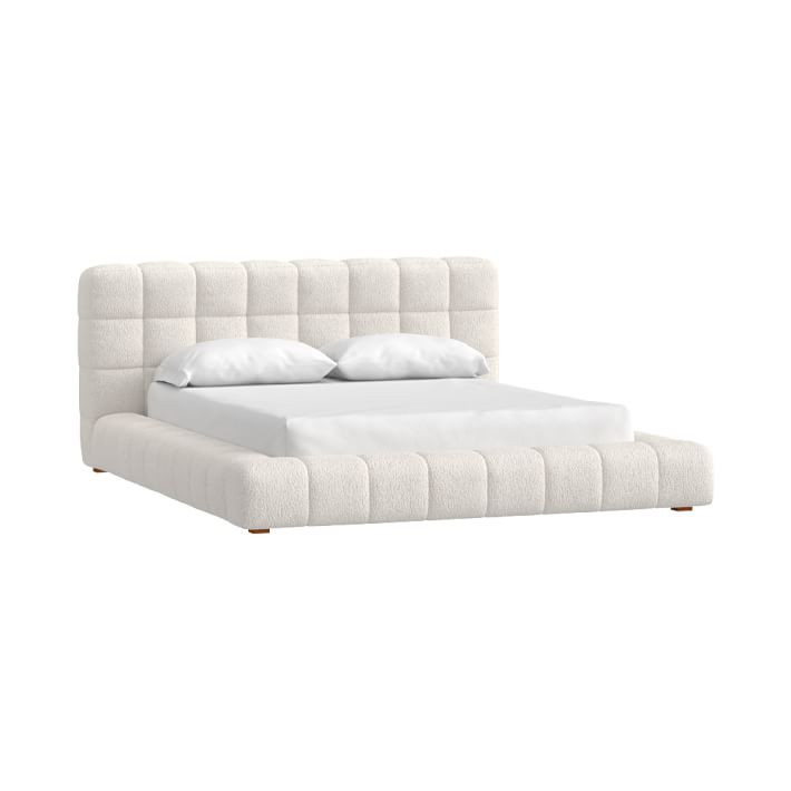 Baldwin Upholstered Platform Bed | Pottery Barn Teen