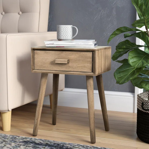 Dayawati 20.8'' Tall End Table with Storage | Wayfair North America