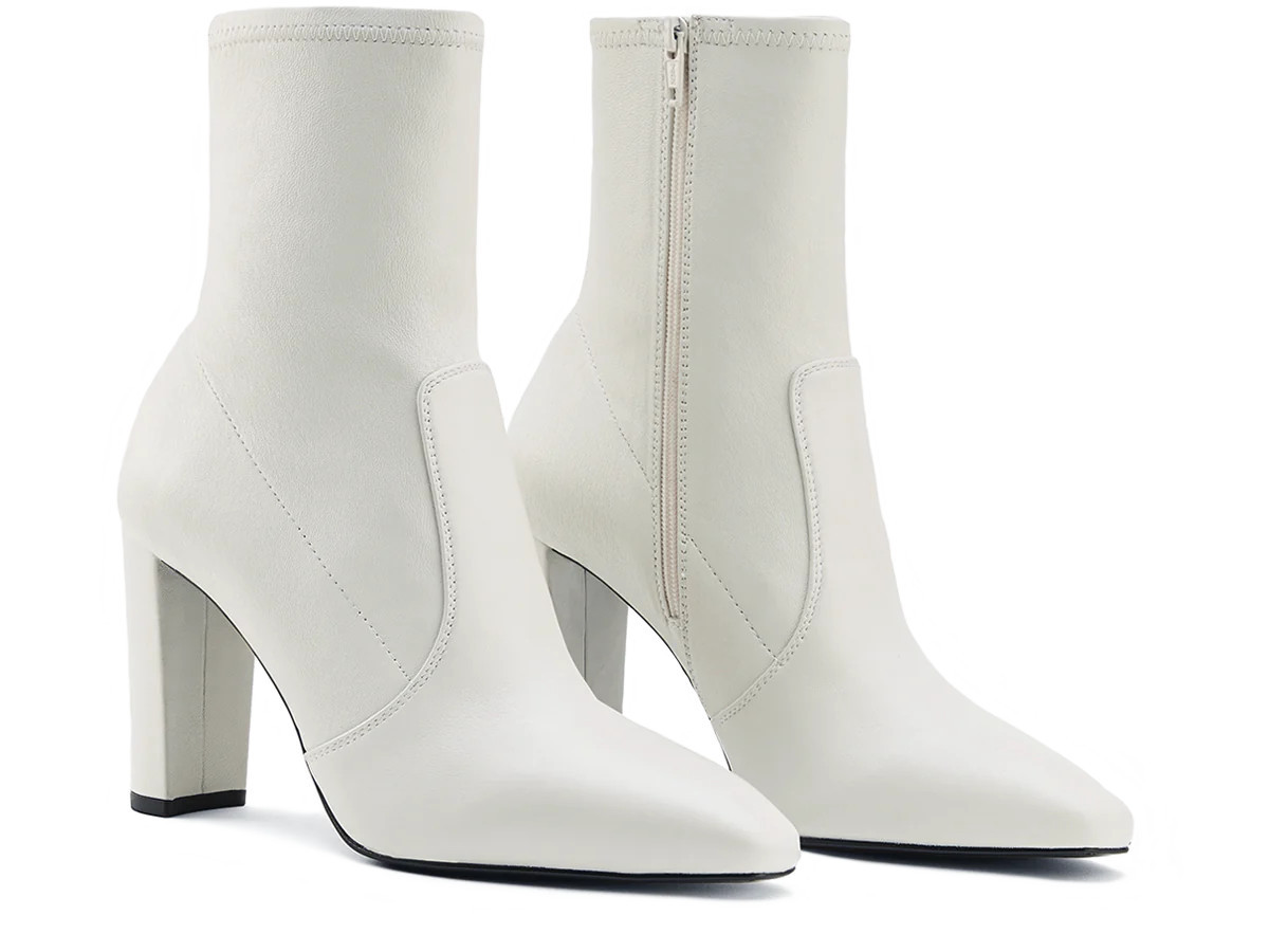 INEZ: Paz 90 Stretch: Chalk Nappa | Inez 