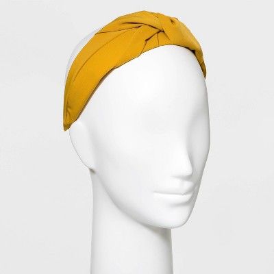 Twist Top Headband - A New Day™ Yellow | Target