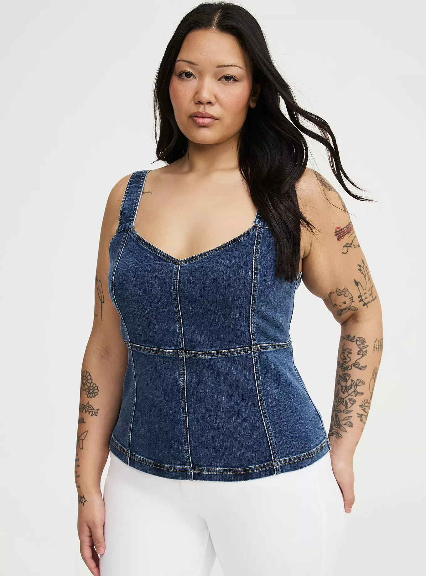 Denim Corset Top | Torrid (US & Canada)